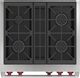 Wolf® 30" Black Pro Style Dual Fuel Range-2