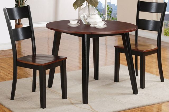 American Wholesale Furniture Black/Cherry Dining Chair-2