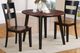 American Wholesale Furniture Black/Cherry Dining Chair-2