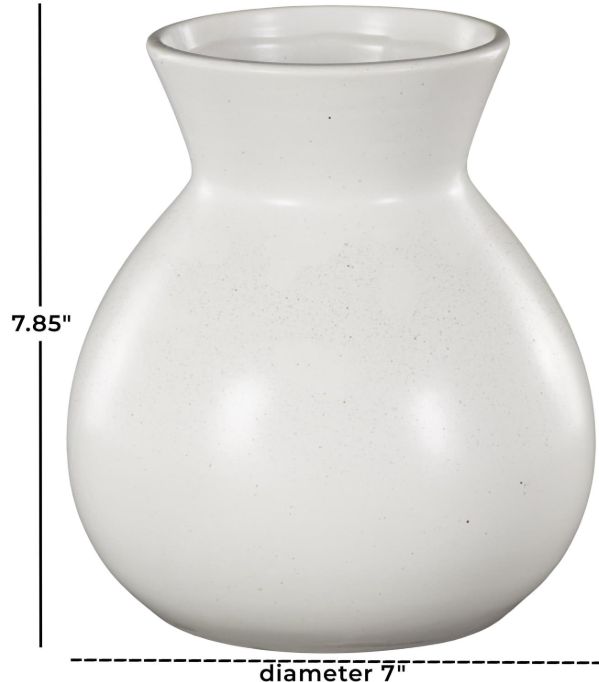 Deco Marche White Minimalistic Vase-2
