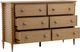 Dovetail Furniture Marcellina Natural 66" Dresser-4