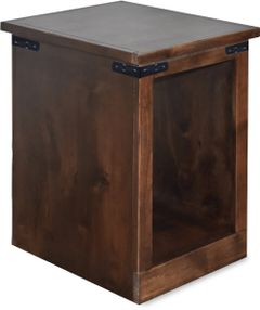 Legends Home Farmhouse Aged Whiskey Chairside Table