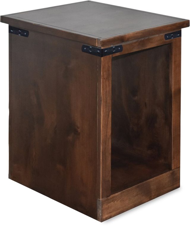 Legends Home Farmhouse Aged Whiskey Chairside Table-0