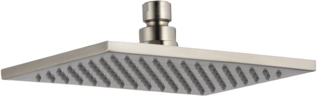 Delta Universal Showering Components Lumicoat® Stainless Square Single-Setting Raincan Shower Head-0