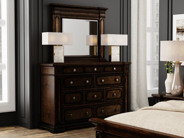 Doral Dresser and Mirror-1