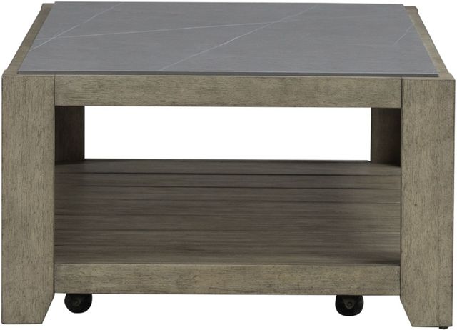 Liberty Furniture Millstone 3-Piece Gray/Nutmeg Occasional Table Set-2