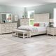 Powell® Carrington Antique White/Gray Bench-1
