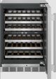 Thermador® Freedom® 24" Stainless Steel Wine Cooler with Adjustable LED Lighting-1
