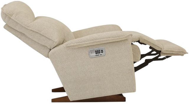 La-Z-Boy® Jay Oatmeal Power Rocking Recliner with Headrest-4