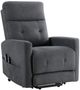 Homelegance® Wichita Dark Gray Power Lift Recliner with Massage and Heat-2