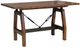 Homelegance® Holverson Rustic Brown Counter Height Dining Table-0