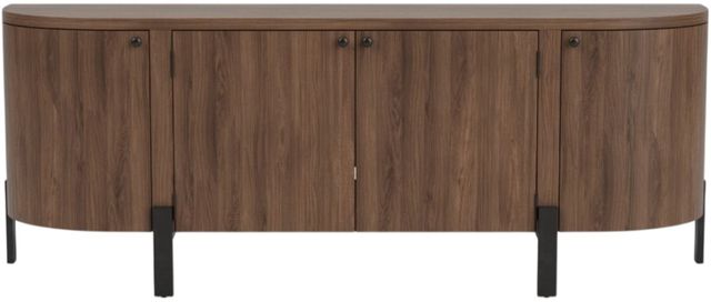 Riverside Furniture Nova Asbury Walnut/Dark Bronze Media Console-2