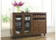Kincaid Furniture The Nook Hewned Maple Mobile Server-1