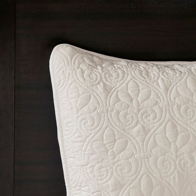 Olliix by Madison Park Cream Full Quebec Reversible Bedspread Set-2