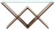 Magnussen Home® Vector Russet Brown Rectangular Sofa Table-1