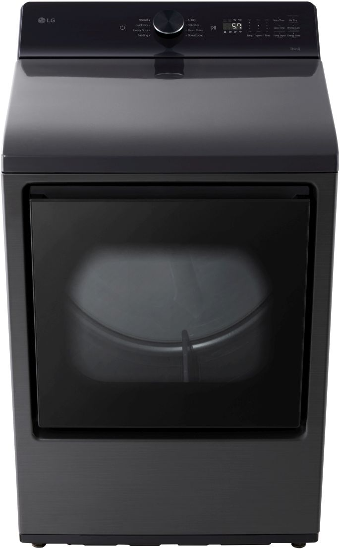 LG 7.3 Cu. Ft. Platinum Black Front Load Electric Dryer
