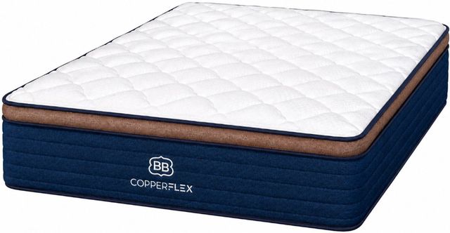 Brooklyn Bedding Copperflex® Pro 14" Hybrid Medium Euro Top Queen Mattress in a Box-0