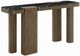 ACME Furniture Dana Faux Marble Top Console Table with Dark Walnut Base-0