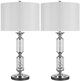 Signature Design by Ashley® Laramae 2-Piece Chrome Table Lamp Set-0