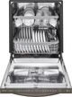 LG 24" Top Control Built-In Dishwasher-Black Stainless Steel-3