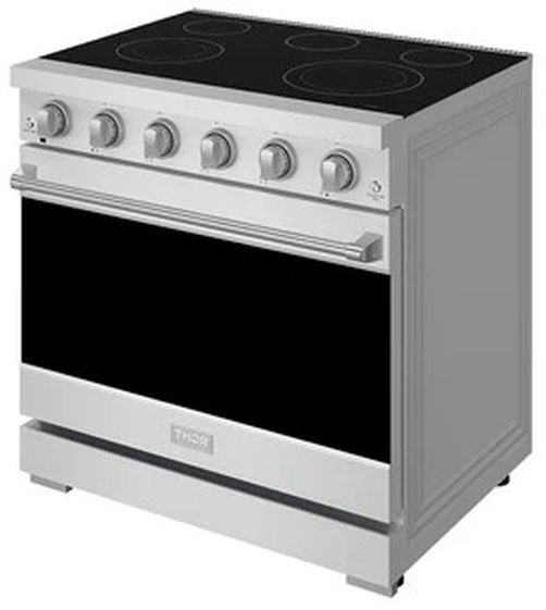 Thor Kitchen® Gordon Ramsay 36" Stainless Steel Freestanding Pro Style Electric Range-2