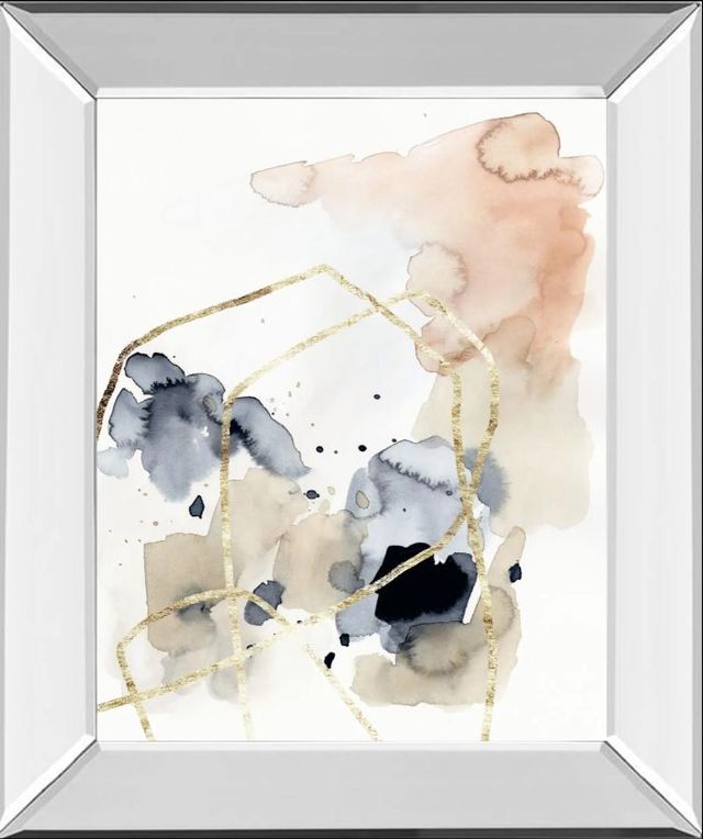 Classy Art Syncopate I by Victoria Barnes Mirror Framed Wall Art-0