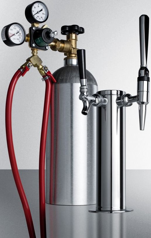 Summit® Stainless Steel Dual Coffee Dispensing Tap Kit-0