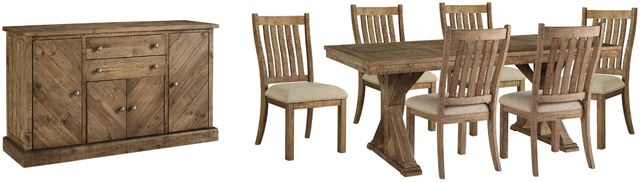 Signature Design by Ashley® Grindleburg 8-Piece Brown Dining Set-0