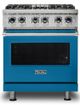 Viking® 5 Series 30" Alluvial Blue Pro Style Dual Fuel Natural Gas Range-0