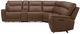 Liberty Furniture Collins 6-Piece York Chestnut Leather Power Reclining Sectional-3
