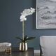 Uttermost® White Cami Orchid with Brass Pot-1