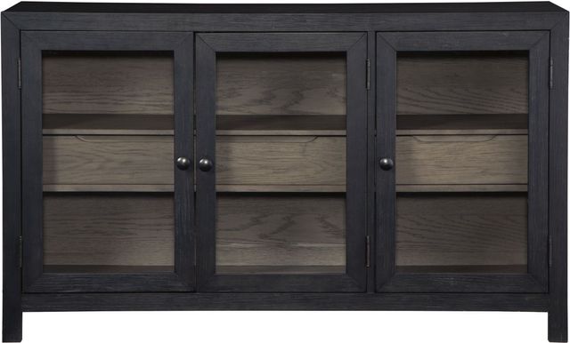 Signature Design by Ashley® Lenston Black/Gray Accent Cabinet-1