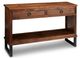 Handstone Customizable Cumberland Buxton Cherry Sofa Table with 2 Drawers-0