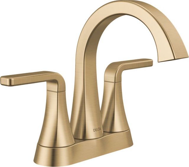 Delta Lineax™ Champagne Bronze 2-Handle Centerset Bathroom Faucet-0
