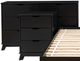 Powell® Portix 4-Piece Black Youth Twin Simple Bedroom Set-1