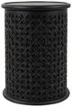 Jofran Inc. Global Archive Decker Antique Black Large Drum Table-0