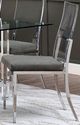Furniture of America® Casper 7-Piece Glass Top Dining Table Set with Chrome Base -1