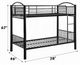 ACME Furniture Cayelynn Black Twin Over Twin Bunk Bed-2