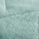 Olliix by Intelligent Design Malea Aque King/California King Shaggy Faux Fur Comforter Mini Set-5