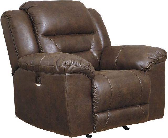 Signature Design by Ashley® Stoneland Chocolate Power Rocker Recliner-1