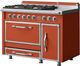 Viking® Tuscany 48" Spiced Cider Pro Style Dual Fuel Range with 2 Induction-2