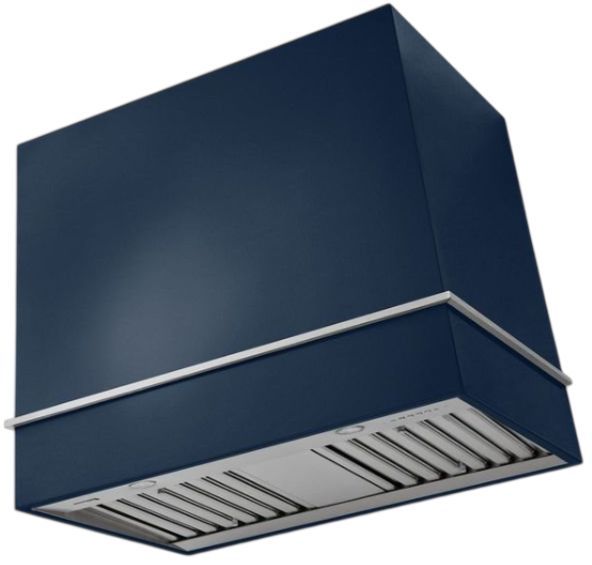 AGA Loge 36" Indigo Wall Mounted Range Hood with Brushed Nickel Trim-0