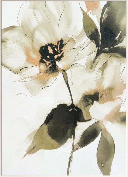 Classy Living Poetic Whispering Petals I Wall Art-1