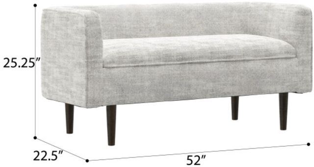 Emerald Home Isla Cream Storage Bench-2