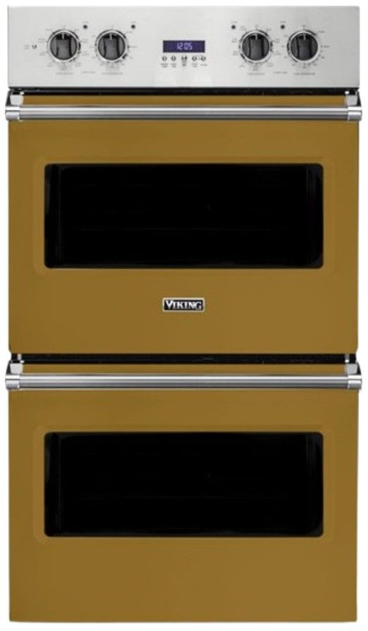 Viking® 5 Series 30" Golden Hour Double Electric Built In Oven-0
