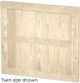 Crate Designs™ Furniture Unfinished Full Panel Style Headboard-0