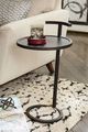 Hammary® Hidden Treasures Black Round Accent Table-1