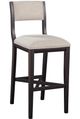American WoodCrafters Barcelona Midnight Black 26" Bar Stool-0