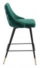 Zuo® Piccolo Green Counter Chair-2