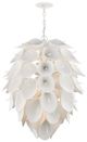 Currey & Company Marjorie Skouras Diego Gesso White Chandelier-0